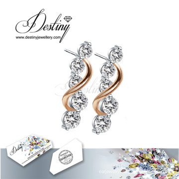 Destiny Jewellery Crystal From Swarovski Dove Earrings